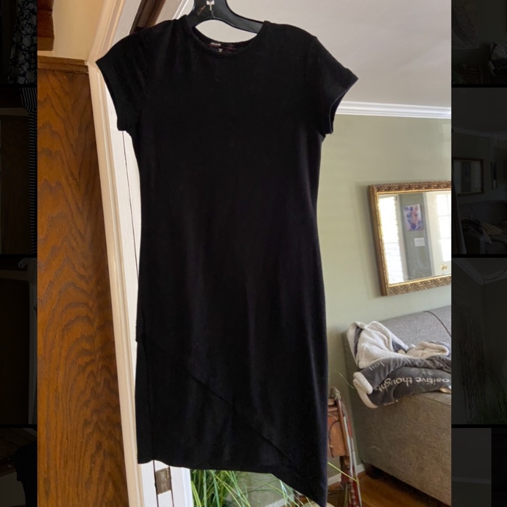 Black bodycon dress